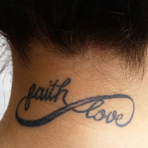 faith love tattoo