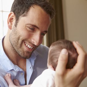 Newborn loved by father